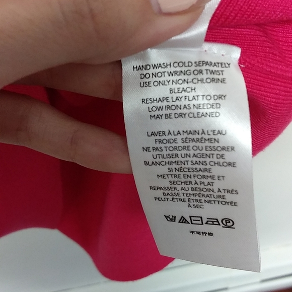 NWT Anthropologie Hot Pink Knit Tank Top - Picture 12 of 14